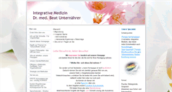 Desktop Screenshot of integrative-medizin.biz