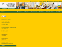 Tablet Screenshot of integrative-medizin.com